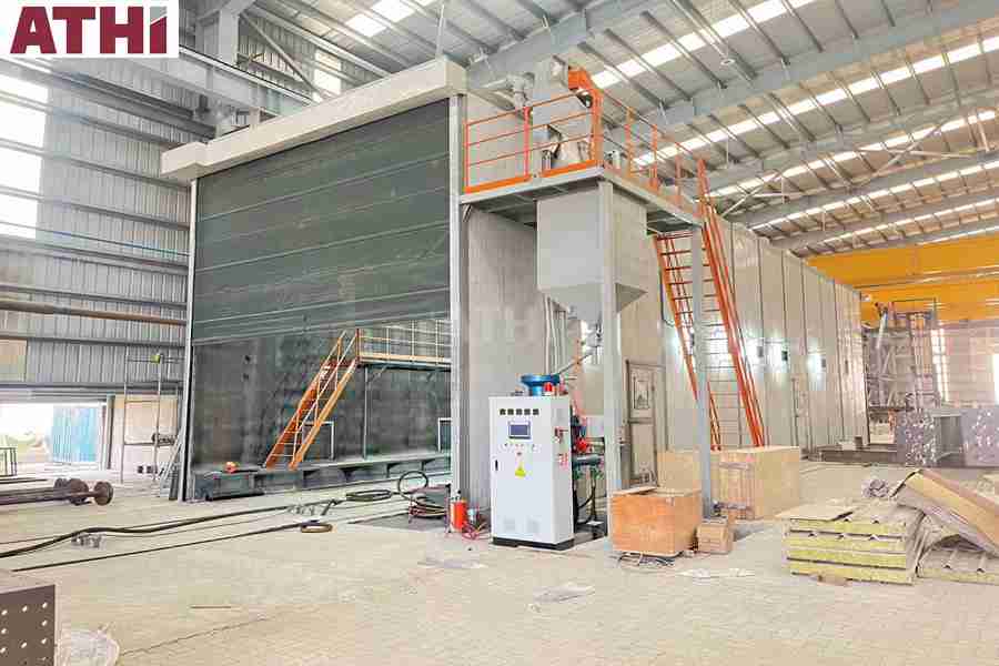 ATHI Sand Blasting Room Scraper Type Abrasive Recovery System