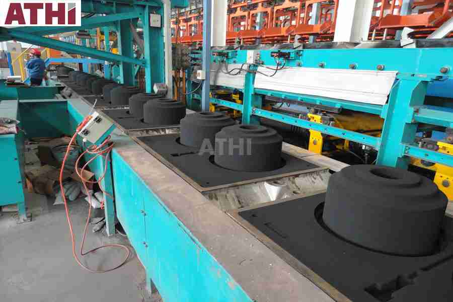 Static Pressure Automatic Moulding Line of Green Sand